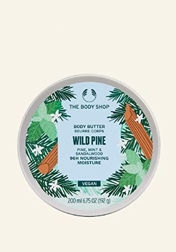 The Body Shop WILD PINE Body Butter -Pine, Minth & Sandalwood 96H Nourishing Moisture 200ml im Sale